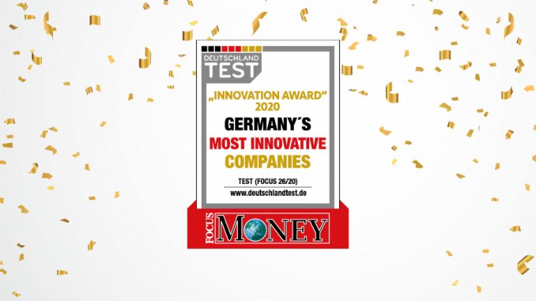 Jedes Jahr zeichnen „Focus“ und „Focus Money“ die innovativsten Unternehmen Deutschlands aus. 2020 wurde EOS Deutschland in der Branche Forderungsmanagement mit dem Innovationspreis ausgezeichnet.